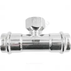 Тройник сталь нерж AISI 304 Дн 15х1/2"х15 пресс/ВР SantechSystems