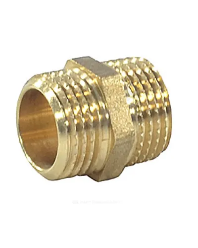Ниппель латунь Ду 32 (1 1/4) НР VALFEX VF.582.L.114