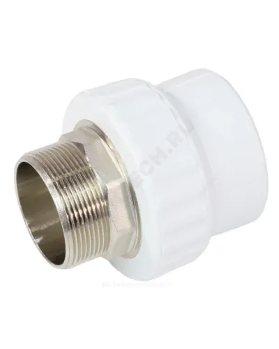 Муфта PP-R комбинированная под ключ белая Дн 40х1 1/2 НР VALFEX 10135240