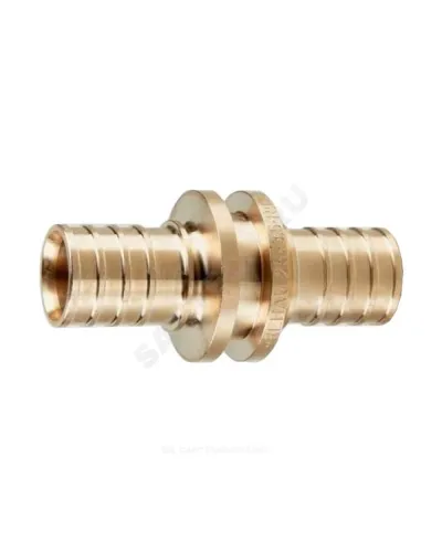 Муфта для PE-X труб аксиальная бронза Дн 16 RAUTITAN PLATINUM RX Rehau 13777121001