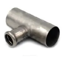 Тройник переходной сталь нерж AISI 316L Дн 35х22х35 Ру16 труба/пресс Inoxpres RM 188035022