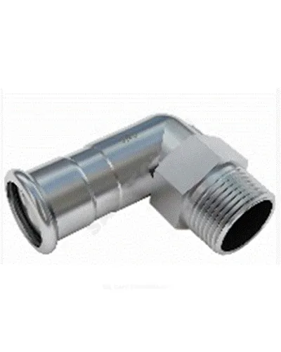 Отвод сталь нерж AISI 304 90гр Дн 28х1 пресс/НР >A< Press Inox IBP PS24092G0280800