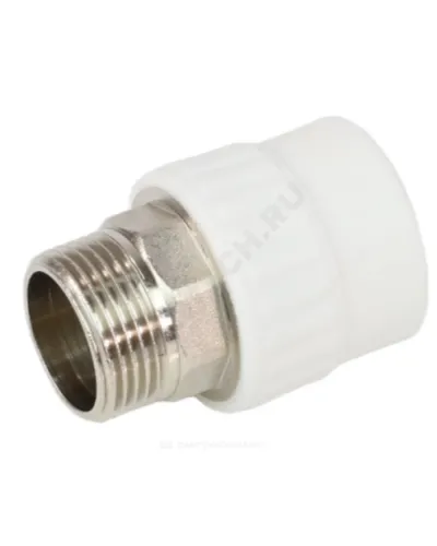 Муфта PP-R комбинированная под ключ белая Дн 50х1 1/2 НР VALFEX 10135050