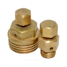 Кран Маевского ручной латунь ВО-1,0 Ду 15 Ру10 G1/2" НР Цветлит ZW90002