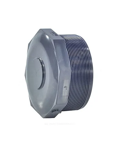 Заглушка ПВХ Дн 110х4 серая напорная НР Aquaviva PWT110