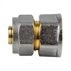 Муфта МП латунь никель обжим Дн 16х1/2" ВР ГОСТ 32415-2013 7002 Aquasfera 7002-01
