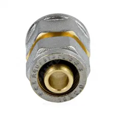 Муфта МП латунь никель обжим Дн 16х1/2" ВР ГОСТ 32415-2013 7002 Aquasfera 7002-01