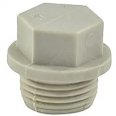 Заглушка (пробка) PP-R серая Дн 20х1/2" НР VALFEX 10163020Г
