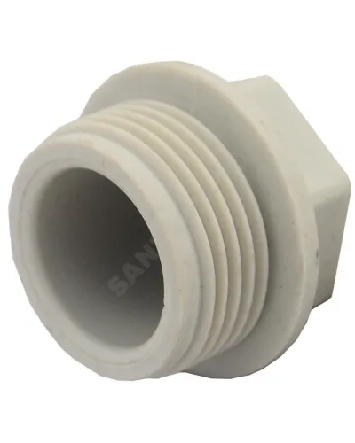 Заглушка (пробка) PP-R серая Дн 20х1/2 НР VALFEX 10163020Г