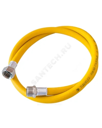 Подводка гибкая для газа ПВХ армированная 1/2 г-ш L=3.5м (евро слот) Tuboflex