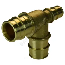 Тройник для PE-X труб радиальный латунь Дн 25х25х20 переходной GX151 Giacomini GX151Y027