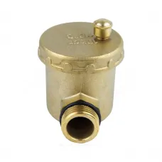 Воздухоотводчик автоматический латунь 5004 Ду 15 Ру10 G1/2" НР угловой Aquasfera 5004-01 .