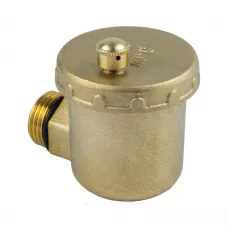 Воздухоотводчик автоматический латунь 5004 Ду 15 Ру10 G1/2" НР угловой Aquasfera 5004-01 .