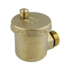 Воздухоотводчик автоматический латунь 5004 Ду 15 Ру10 G1/2" НР угловой Aquasfera 5004-01 .