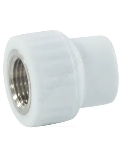 Муфта PP-R комбинированная белая Дн 20х1/2 ВР VALFEX 10129020