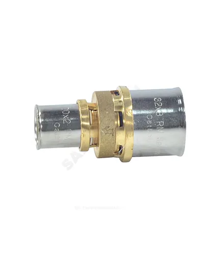 Муфта переходная для МП/PE-X труб латунь пресс Дн 50х40 RM103 Giacomini RM103Y076
