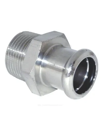 Муфта сталь нерж AISI 316L Дн 35х1 1/2 Ру16 пресс/НР Inoxpres RM 187112035