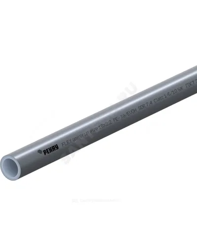 Труба PE-Xa/EVOH серая Дн 32х4,4 Ру10 Тмакс=95C бухта 50м flex Рехау 11304003050