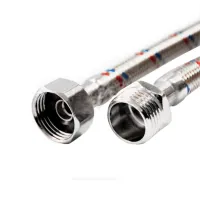 Подводка гибкая для воды нержавеющая оплетка 1/2" г-ш L=1.8м VALFEX S/S 180сm В-Н