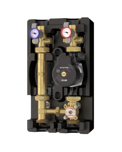 Группа насосная R586 Ду 25 со смешением с насосом DAB EVOSTA2 70/180 со смесительным клапаном R297 Giacomini R586RY103
