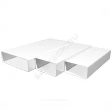 Воздуховод прямоугольный 55х110 L=1000мм пластик Эра 511ВП1