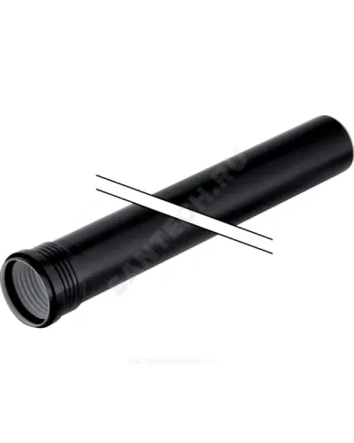 Труба PP-MD двухраструбная бесшумная Silent-PP Дн 90х3,1 L=0,5м в/к Geberit 390.410.14.1