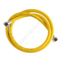 Подводка гибкая для газа ПВХ армированная 1/2" г-г L=1.8м (евро слот) Tuboflex