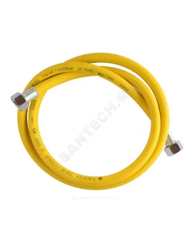Подводка гибкая для газа ПВХ армированная 1/2 г-г L=1.8м (евро слот) Tuboflex