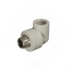 Угольник PP-R комбинированный серый Дн 20х1/2" НР RTP (РосТурПласт) 11049