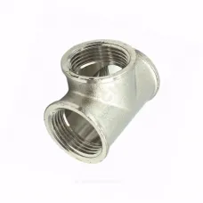 Тройник латунь никель Ду 20 (3/4") ВР/ВР SantechSystems