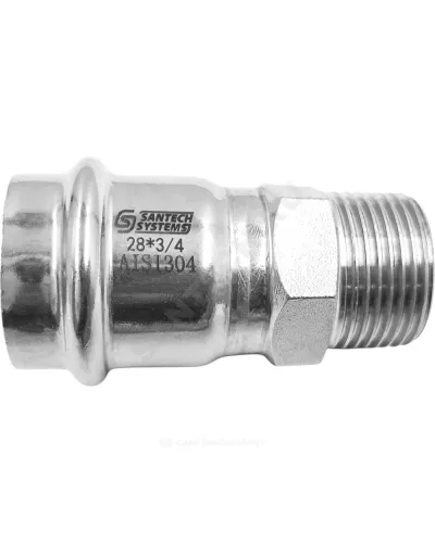Муфта сталь нерж AISI 304 Дн 18х3/4 пресс/НР SantechSystems