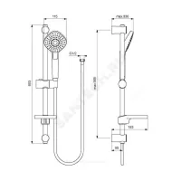 Промо-комплект для ванны с душем ESLA Ideal Standard BC264AA