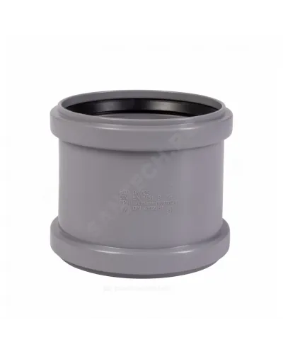Муфта PP-H ремонтная серая HT HTU Дн 125 б/нап в/к Ostendorf 116500