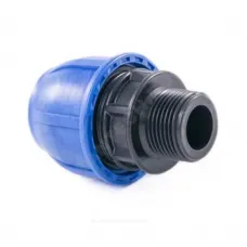 Муфта компрессионная ПЭ Дн 20х1/2" НР Ру16 RTP (РосТурПласт) 11495