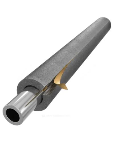 Трубка вспененный полиэтилен SUPER SK 60/9 L=2м Тмакс=95°C самоклеящаяся серый Energoflex EFXT060092SUSK