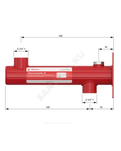 Консоль для расширительного бака 8-25 л 3/4 настенная Flexconsole R Flamco 27950