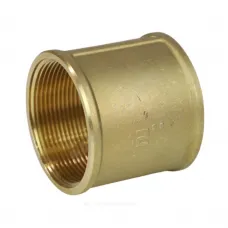 Муфта латунь Ду 15 (1/2") ВР/ВР LD LD.65.502.15