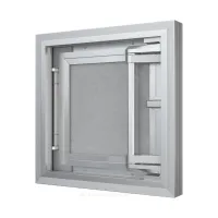 Люк под плитку нажимной алюминий 300х500 на износоустойчивой петле Evecs CERAMO COMFORT D3050