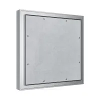Люк под плитку нажимной алюминий 300х500 на износоустойчивой петле Evecs CERAMO COMFORT D3050