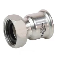 Муфта сталь нерж AISI 316L Дн 35х1 1/2" Ру16 пресс/нак/гайка Inoxpres RM 183035002