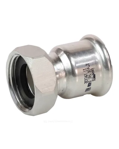 Муфта сталь нерж AISI 316L Дн 42х1 1/2 Ру16 пресс/нак/гайка Inoxpres RM 183042022