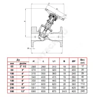 Клапан балансировочный чугун RC 4240 Ду 65 Ру16 фл Tecofi RC4240-0065