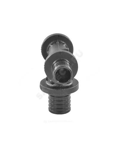Тройник для PE-X труб аксиальный PPSU Дн 16х25х16 переходной RAUTITAN PX Rehau 11601021001