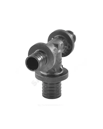 Тройник для PE-X труб аксиальный PPSU Дн 16х25х16 переходной RAUTITAN PX Rehau 11601021001