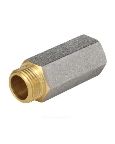 Удлинитель латунь никель Ду 15 (1/2) L=80мм ВР/НР Aquasfera 9038-08