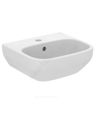 Умывальник подвесной I.life A 40 1 отверстие под смеситель по центру Ideal Standard T470801