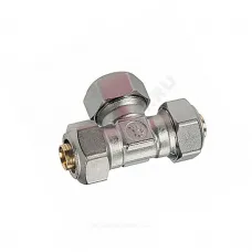 Тройник переходной для МП/PE-X труб латунь обжим Дн 20х16 R565AM Giacomini R565MX045