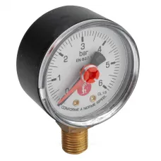 Манометр R225I радиальный Дк50мм 0-6 бар кл.2,5 G3/8" Giacomini R225IY010