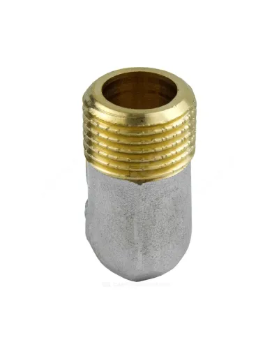 Угольник латунь никель Ду 15 (1/2) НР/НР 9003 ГОСТ 32585-2013 Aquasfera 9003-01