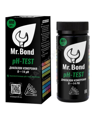 Набор индикаторов pH-TEST для измерения PH 100 шт. Mr.Bond MB20000001PH